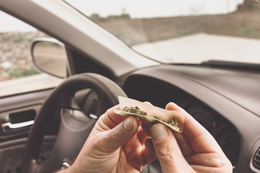 marijuana in car